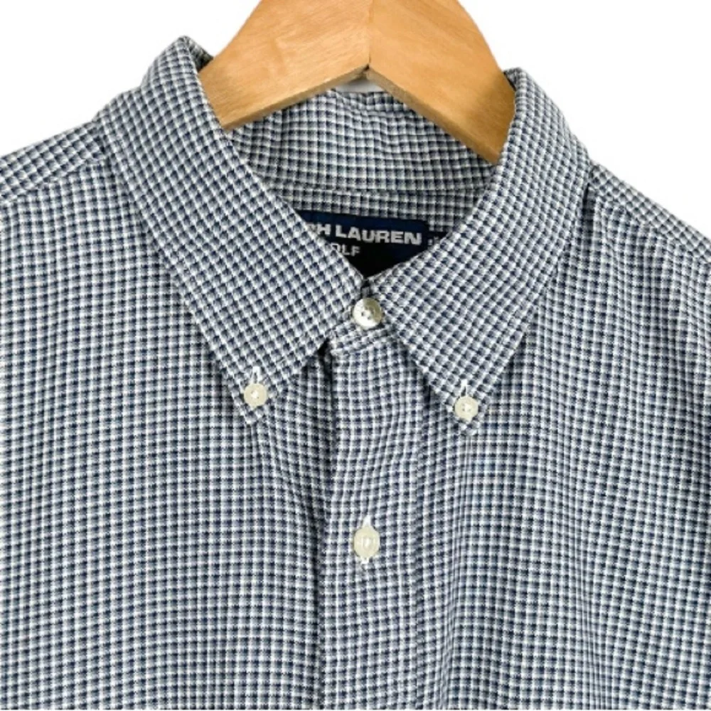 Ralph Lauren Polo Golf Tilden 100% Cotton Button Down Shirt Size XL